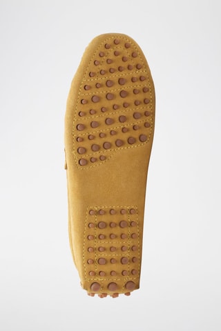 Mocassins en nubuck Cambridge - Jaune