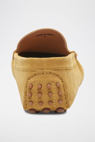 Mocassins en nubuck Cambridge - Jaune