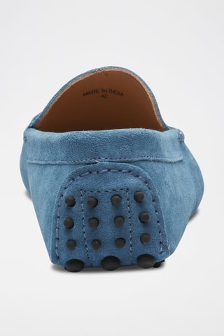 Mocassins en nubuck Wales - Bleu