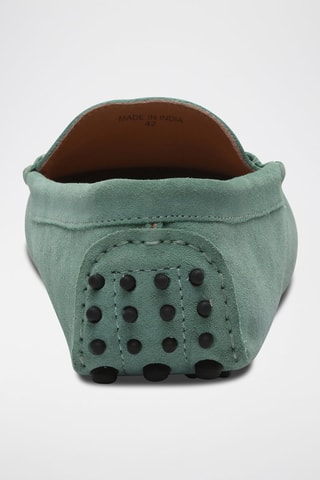 Mocassins en nubuck Earl - Vert