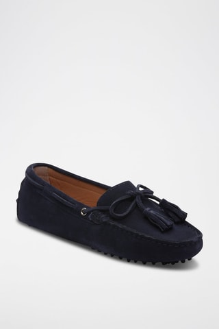Mocassins en nubuck Lily - Bleu