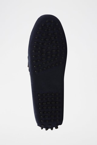 Mocassins en nubuck Lily - Bleu