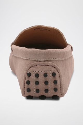 Mocassins en nubuck - Rose