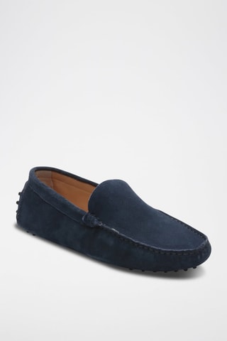 Mocassins en nubuck Cambridge - Bleu