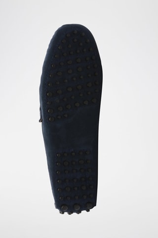 Mocassins en nubuck Cambridge - Bleu