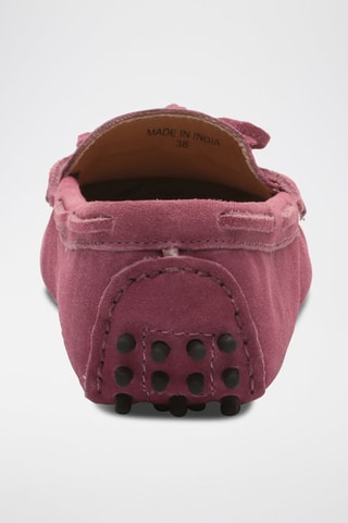 Mocassins en nubuck - Rose