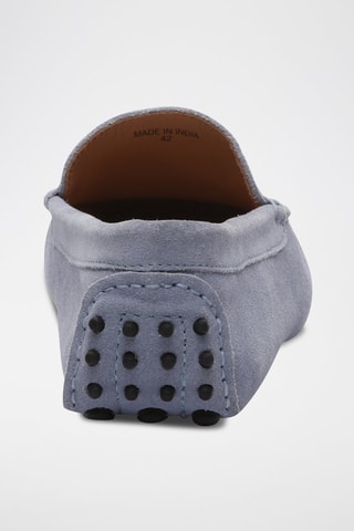 Mocassins en nubuck Cliff - Bleu