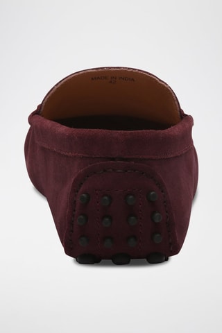 Mocassins en nubuck - Violet