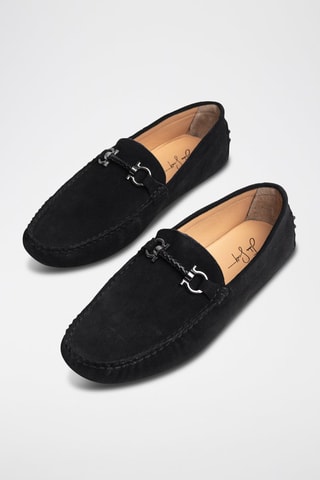 Mocassins en nubuck Felix - Noir