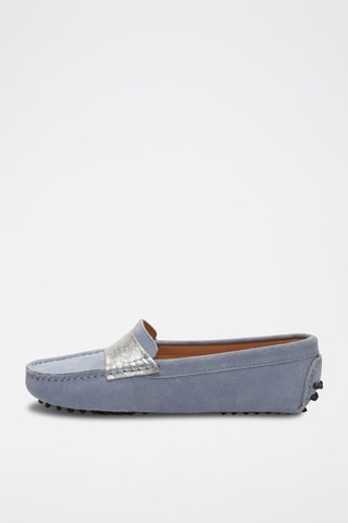 Mocassins en nubuck Meloa - Bleu