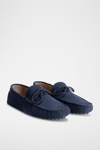 Mocassins en nubuck Fabian - Bleu