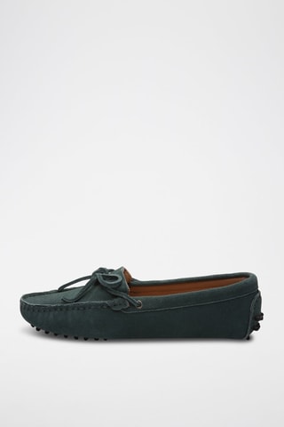 Mocassins en nubuck Newton - Vert