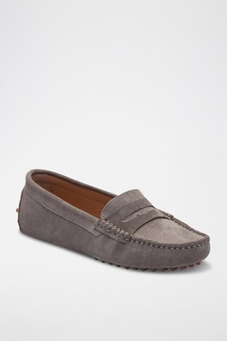 Mocassins en nubuck Thandie - Gris