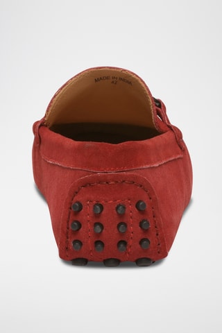 Mocassins en nubuck Felix - Rouge