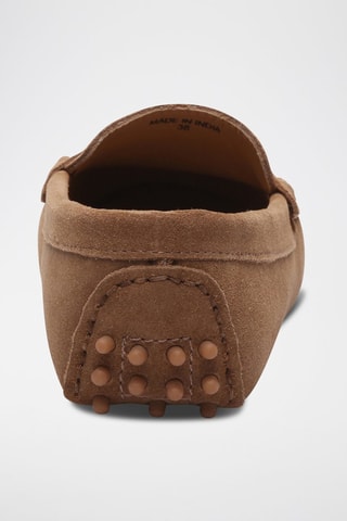 Mocassins en nubuck - Marron