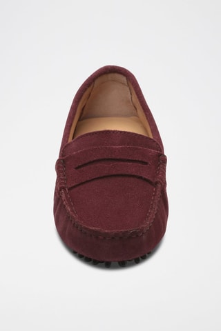 Mocassins en nubuck Deira - Rouge