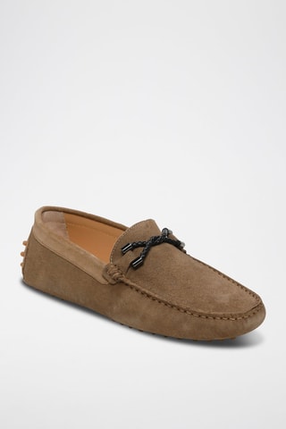 Mocassins en nubuck Phillip - Marron