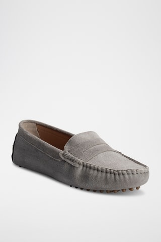 Mocassins en nubuck Thandie - Gris