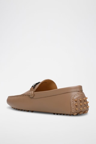 Mocassins en cuir nappa Jace - Marron