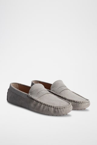 Mocassins en nubuck Cole - Gris
