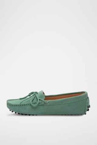 Mocassins en nubuck Kate - Vert
