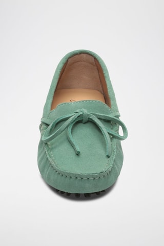 Mocassins en nubuck Kate - Vert