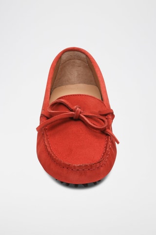 Mocassins en nubuck Kate - Rouge