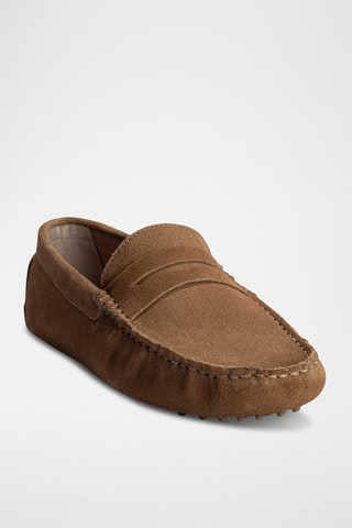 Mocassins en nubuck Cole - Marron
