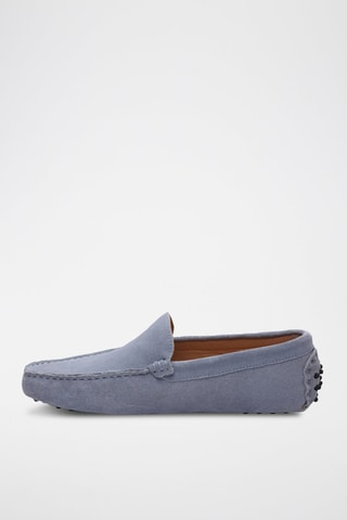 Mocassins en nubuck Cambridge - Bleu