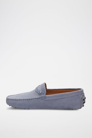 Mocassins en nubuck Eugène - Bleu