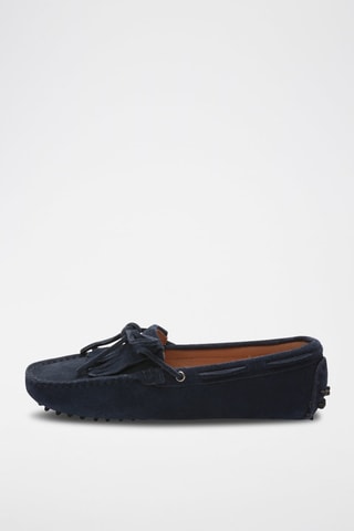 Mocassins en nubuck Powys - Bleu