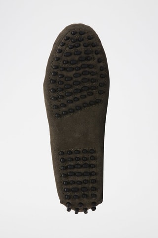 Mocassins en nubuck Thandie - Vert