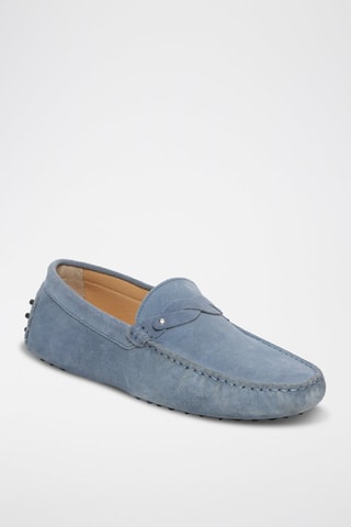 Mocassins en nubuck Alan - Bleu