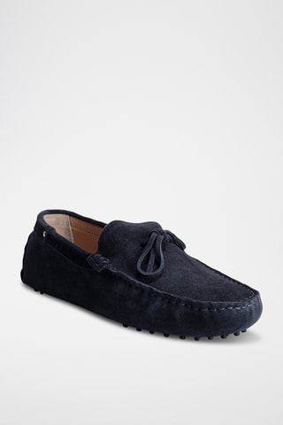 Mocassins en nubuck Andy - Bleu
