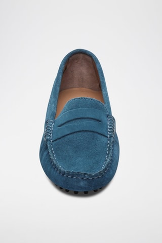 Mocassins en nubuck Thandie - Bleu