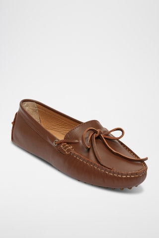 Mocassins en cuir nappa Kate - Camel
