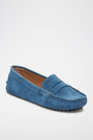 Mocassins en nubuck Deira - Bleu