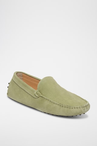 Mocassins en nubuck Hubert - Vert