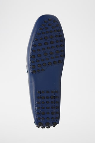 Mocassins en cuir nappa Luke - Bleu
