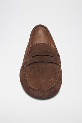 Mocassins en nubuck Wales - Marron