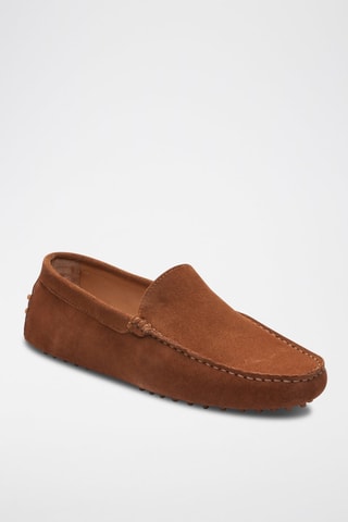Mocassins en nubuck Cambridge - Marron