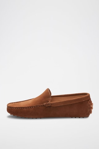 Mocassins en nubuck Cambridge - Marron