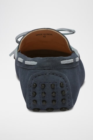 Chaussures bateau en nubuck Cornwall - Bleu