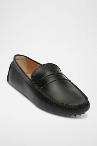Mocassins en cuir Cole - Noir