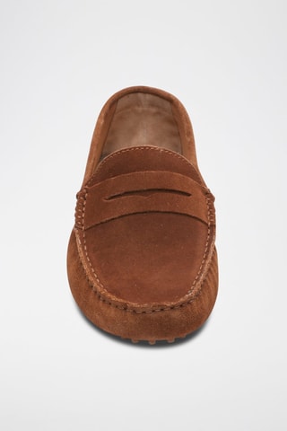 Mocassins en nubuck Wales - Marron