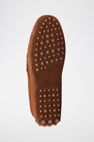 Mocassins en nubuck Wales - Marron