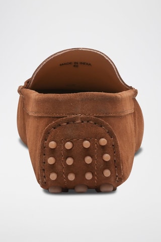 Mocassins en nubuck Wales - Marron