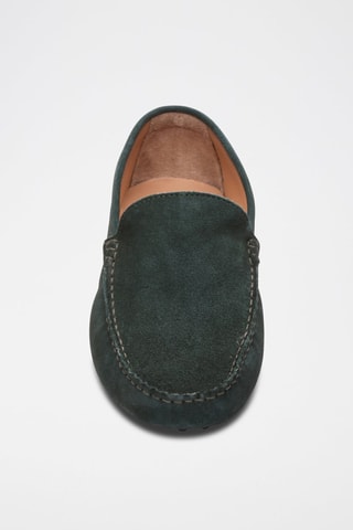 Mocassins en nubuck Cambridge - Vert