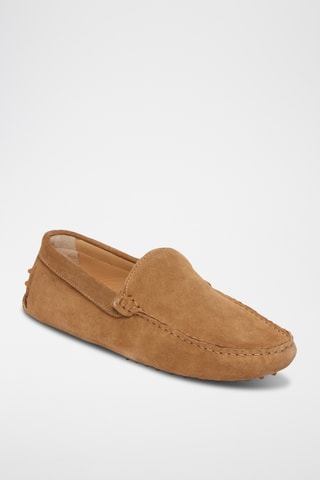Mocassins en nubuck Hubert - Beige