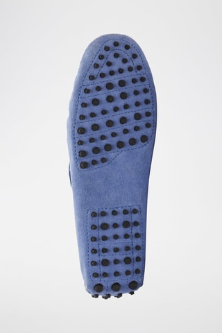Mocassins en nubuck Duke - Bleu